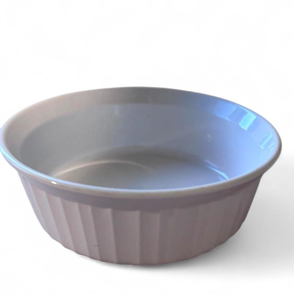CorningWare French White F-24-B 725 mL Round Souffle Casserole Dish White - Picture 2 of 8
